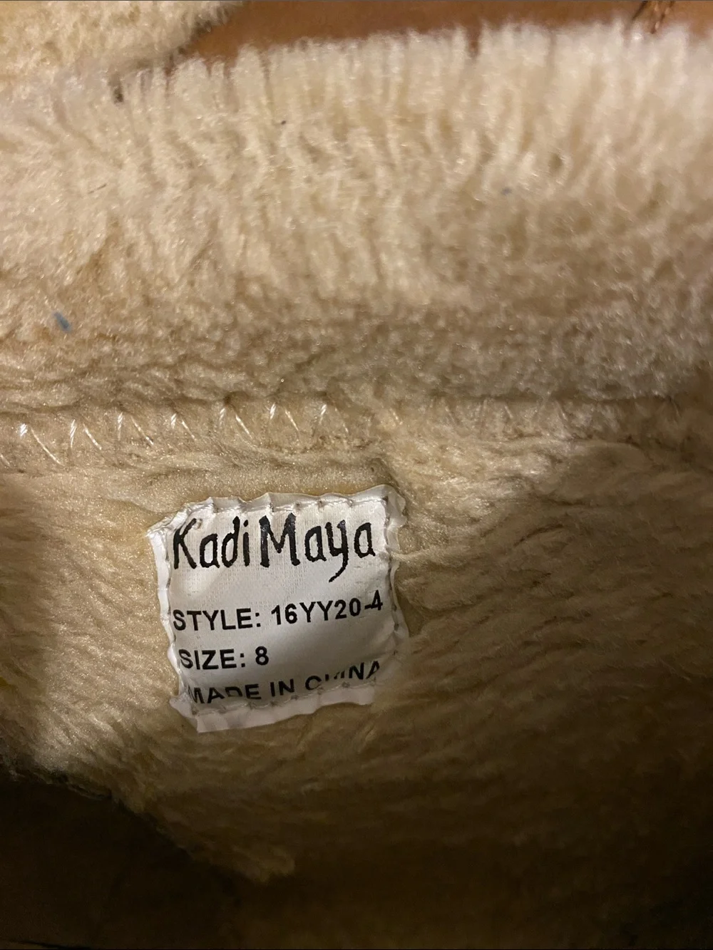 4/$20 fur lined boots